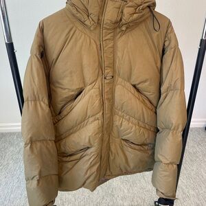 Oakley Men's Brown Puffer Jacket